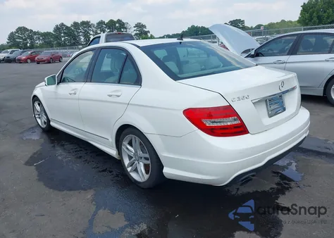 2014 Mercedes-Benz C 250 Luxury/Sport from USA, damaged, VIN WDDGF4HBXEA930750